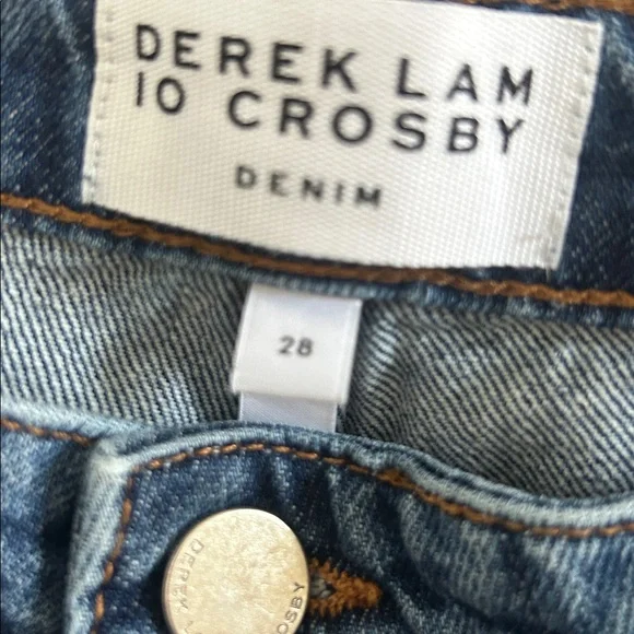 Derek Lam 10 Crosby Nolan Snap Wide Leg Jean 28 - Picture 11 of 15